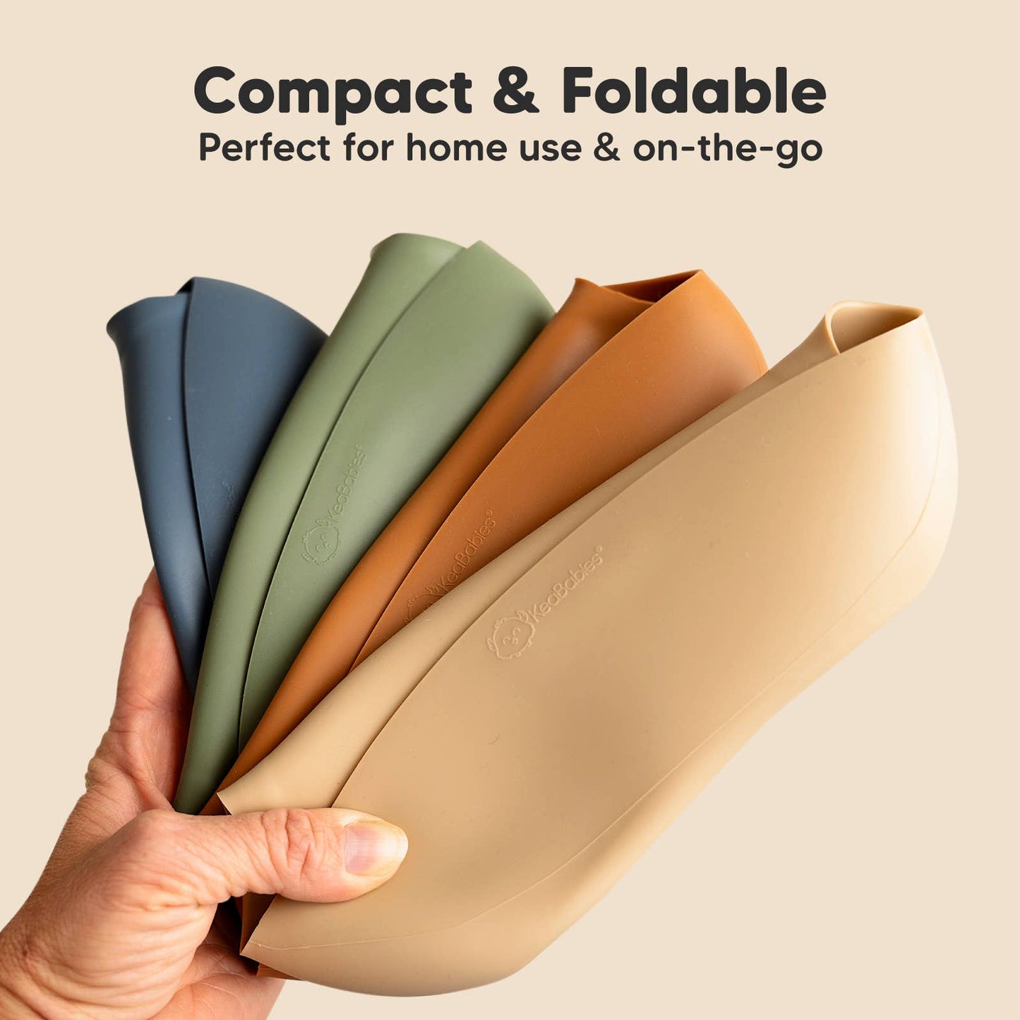 2-Pack Prep Silicone Bibs for Babies and Toddlers