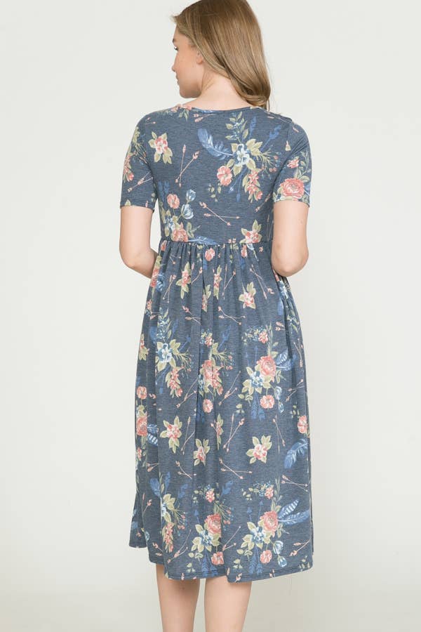 Maternity Spring Floral Dress