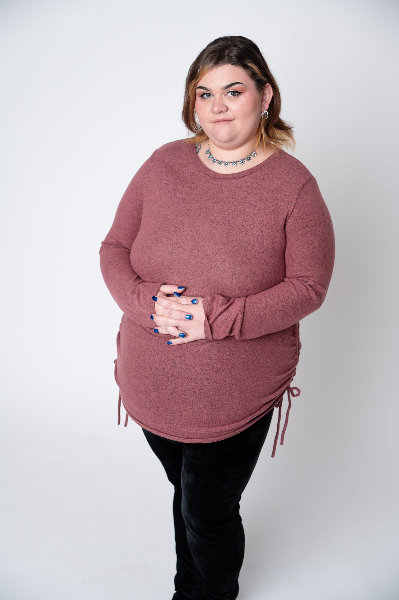 Maternity Basic Long Sleeve Top