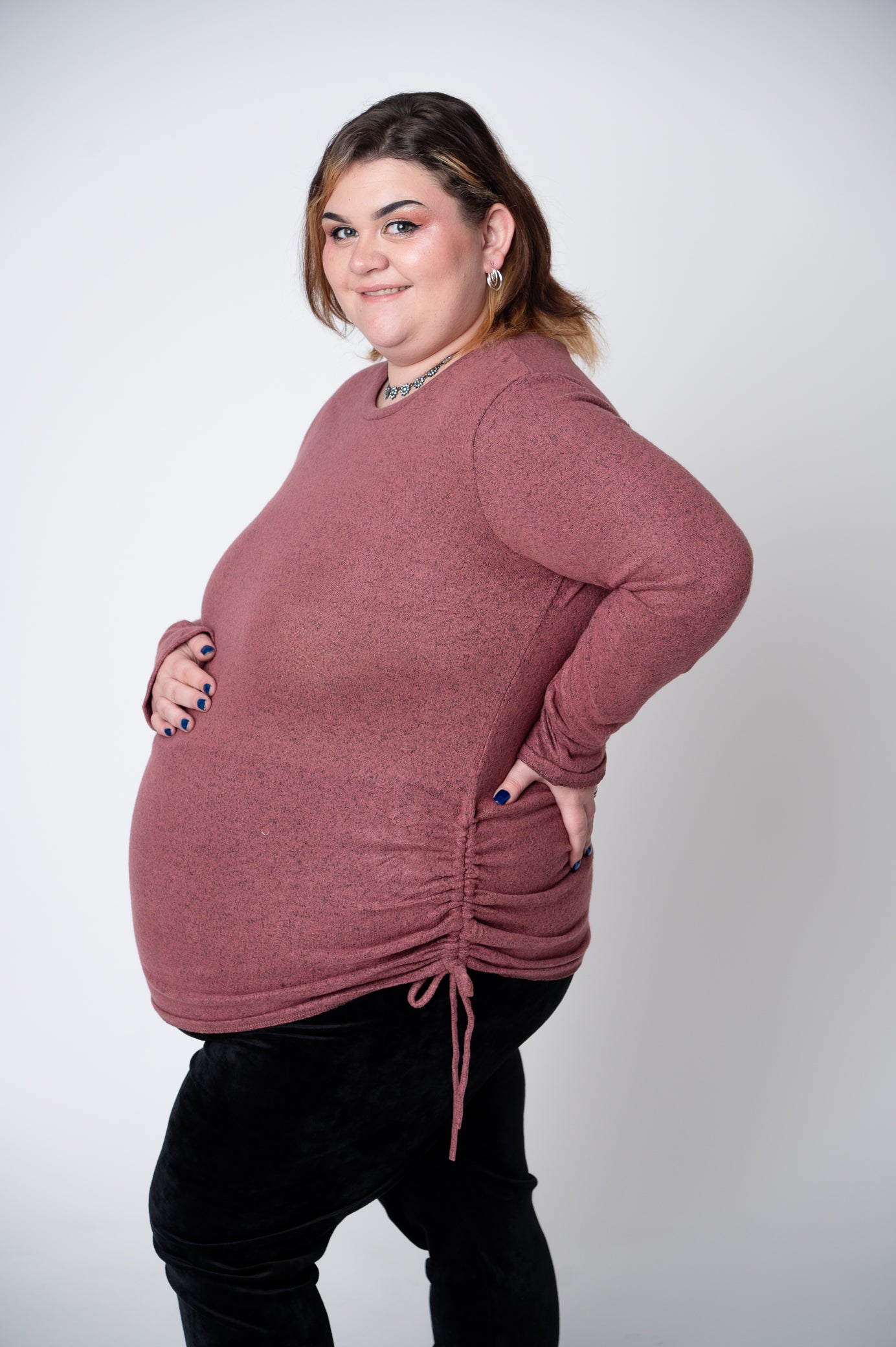 Maternity Basic Long Sleeve Top