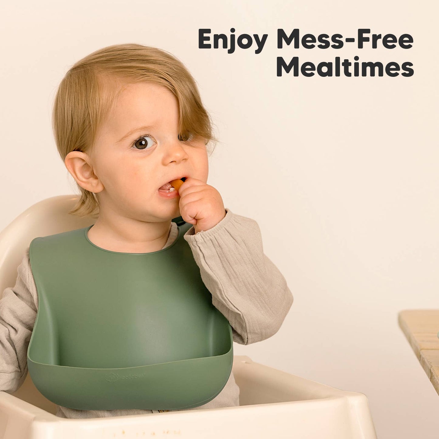 2-Pack Prep Silicone Bibs for Babies and Toddlers