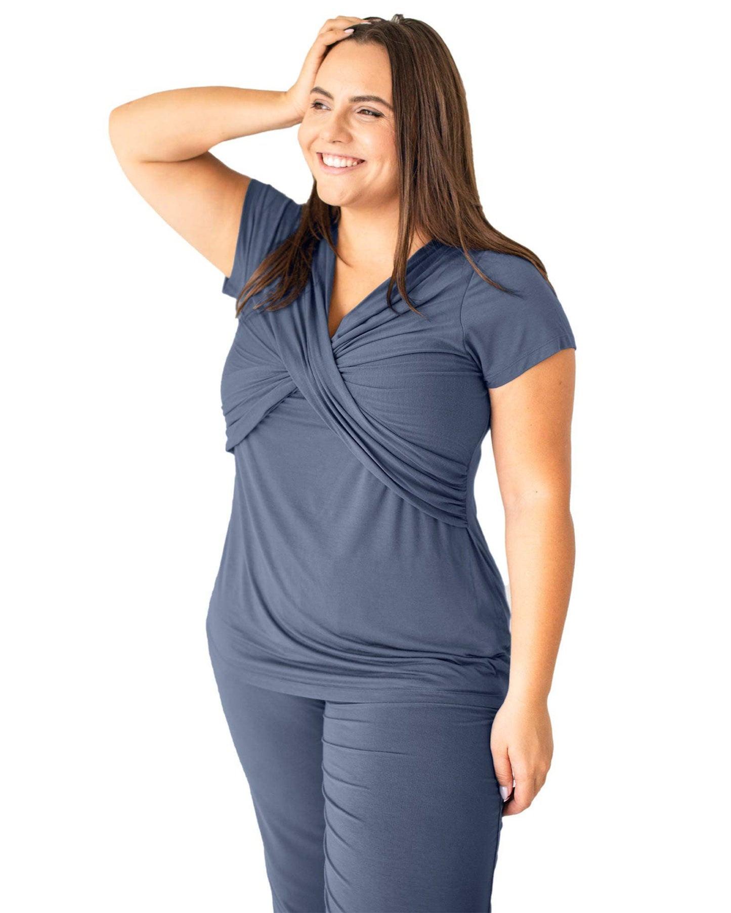 Davy Ultra Soft Maternity & Nursing Pajamas Sleepwear Set