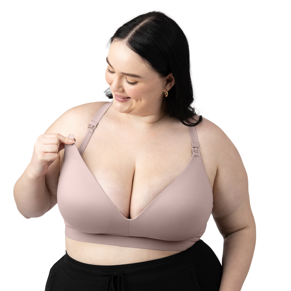 Minimalist Maternity & Nursing Plunge Bra