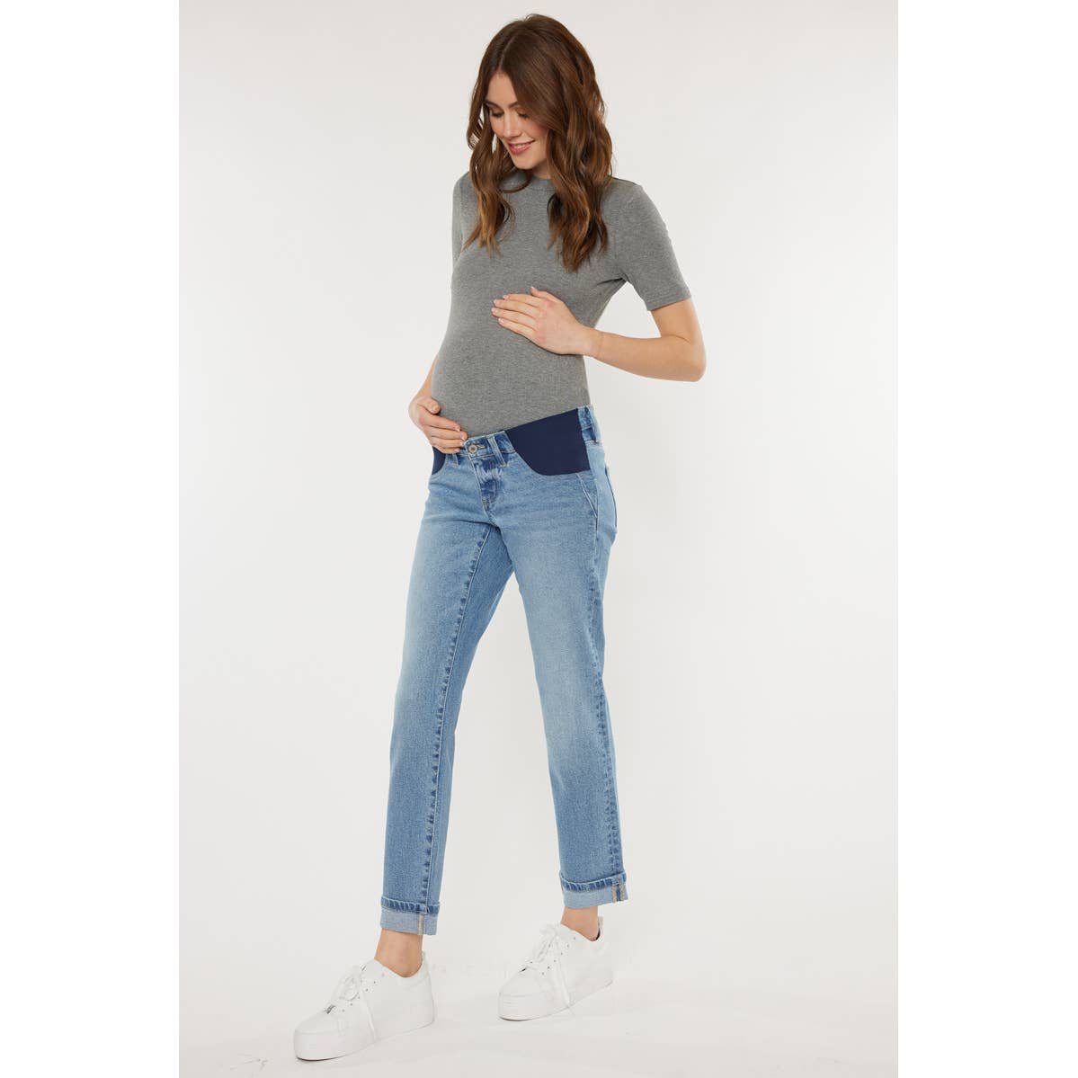 Maternity Boyfriend Fit Jeans