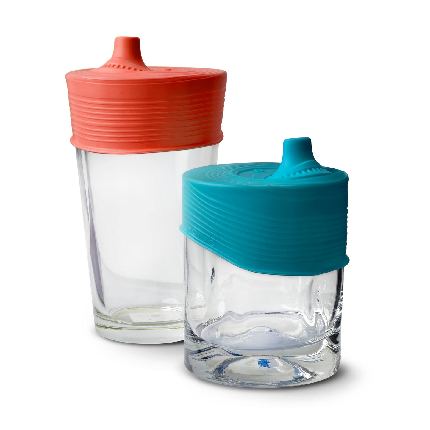 Stretchy Silicone Lids with Sippy Spout 2pk