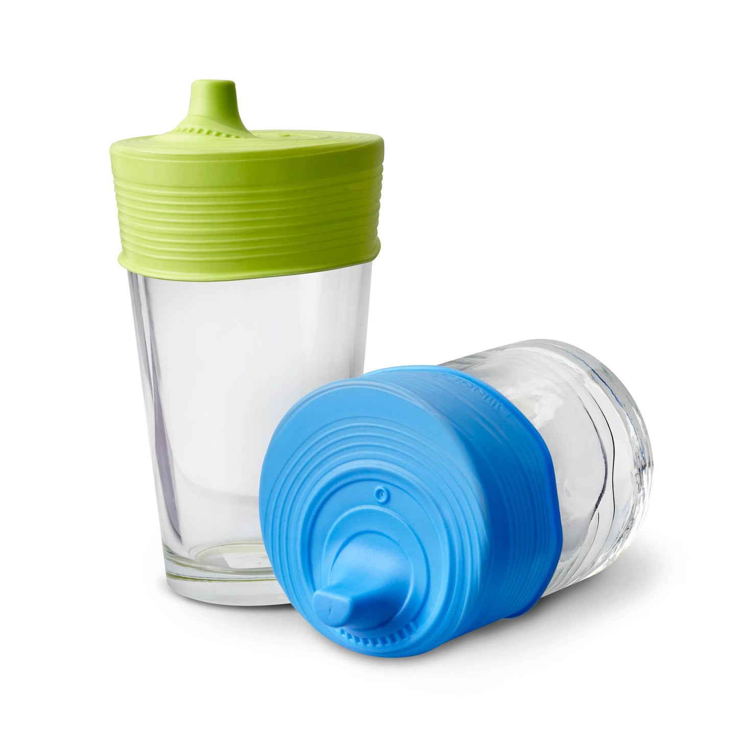 Stretchy Silicone Lids with Sippy Spout 2pk