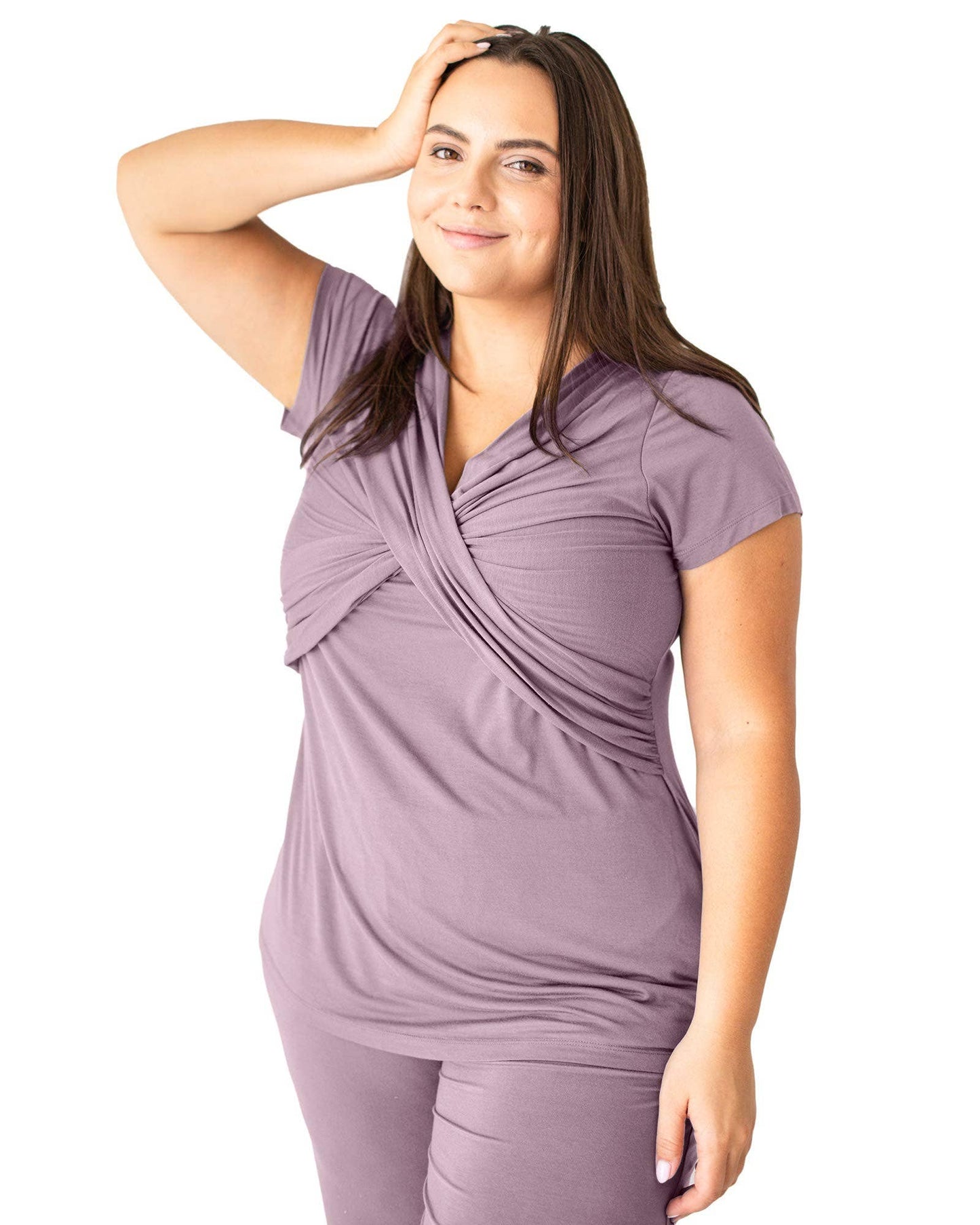 Davy Ultra Soft Maternity & Nursing Pajamas Sleepwear Set