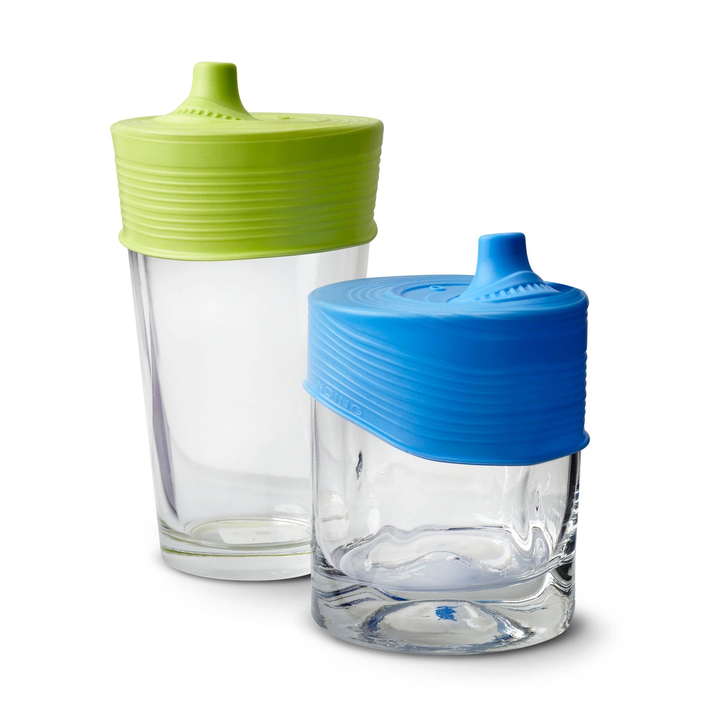 Stretchy Silicone Lids with Sippy Spout 2pk