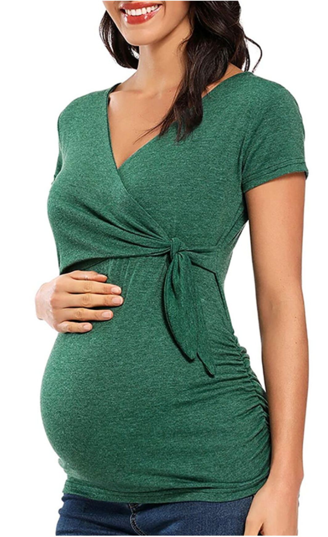 Nursing Maternity Tie Shirt