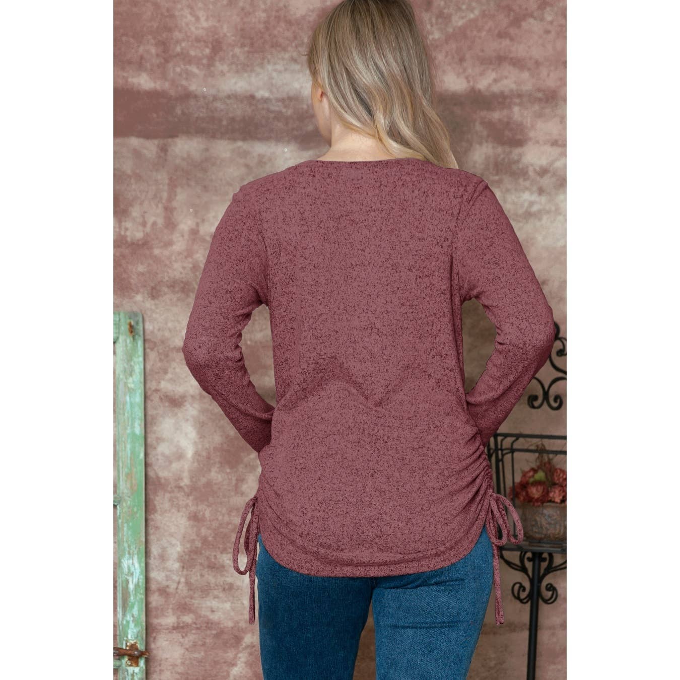 Maternity Basic Long Sleeve Top