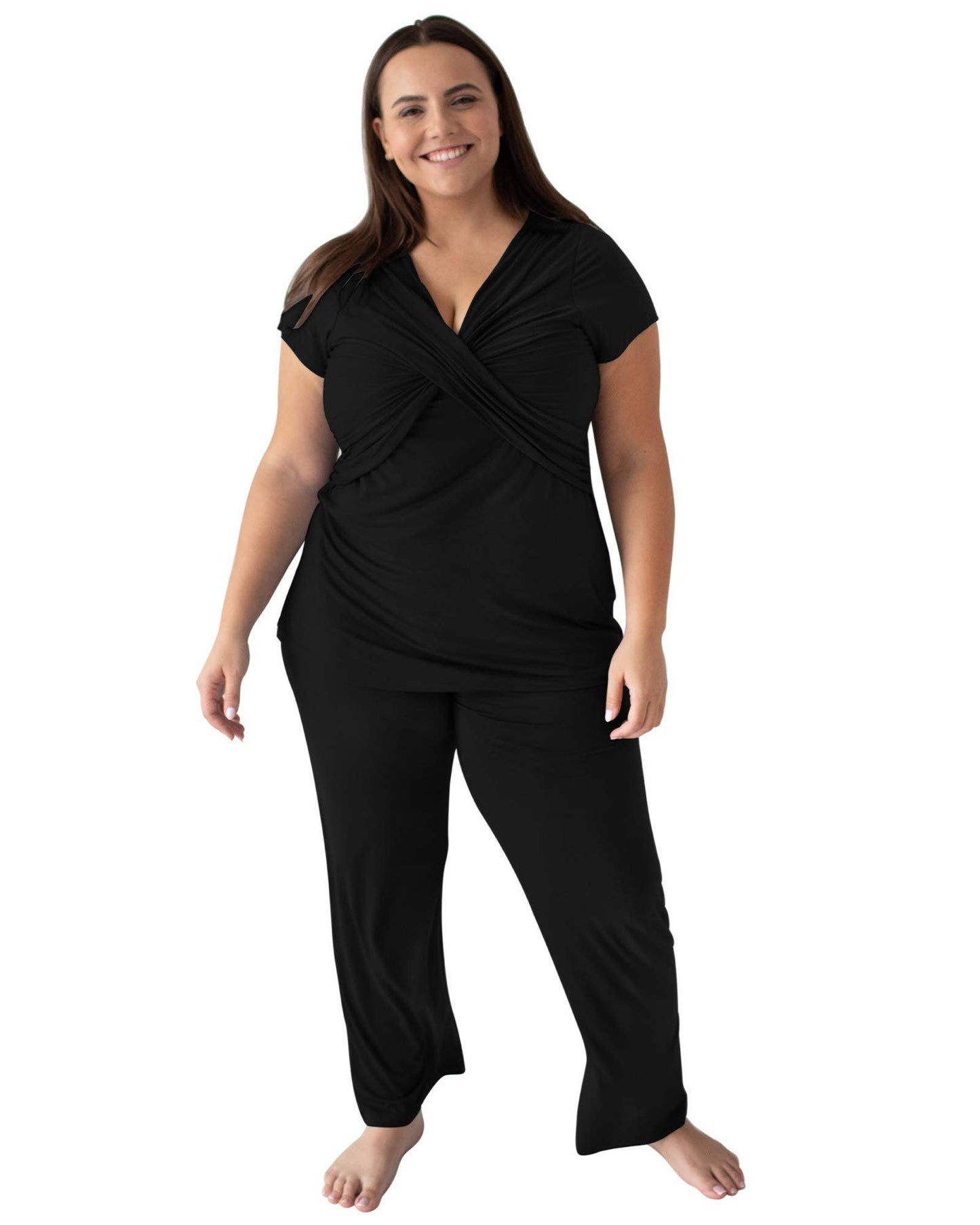 Davy Ultra Soft Maternity & Nursing Pajamas Sleepwear Set