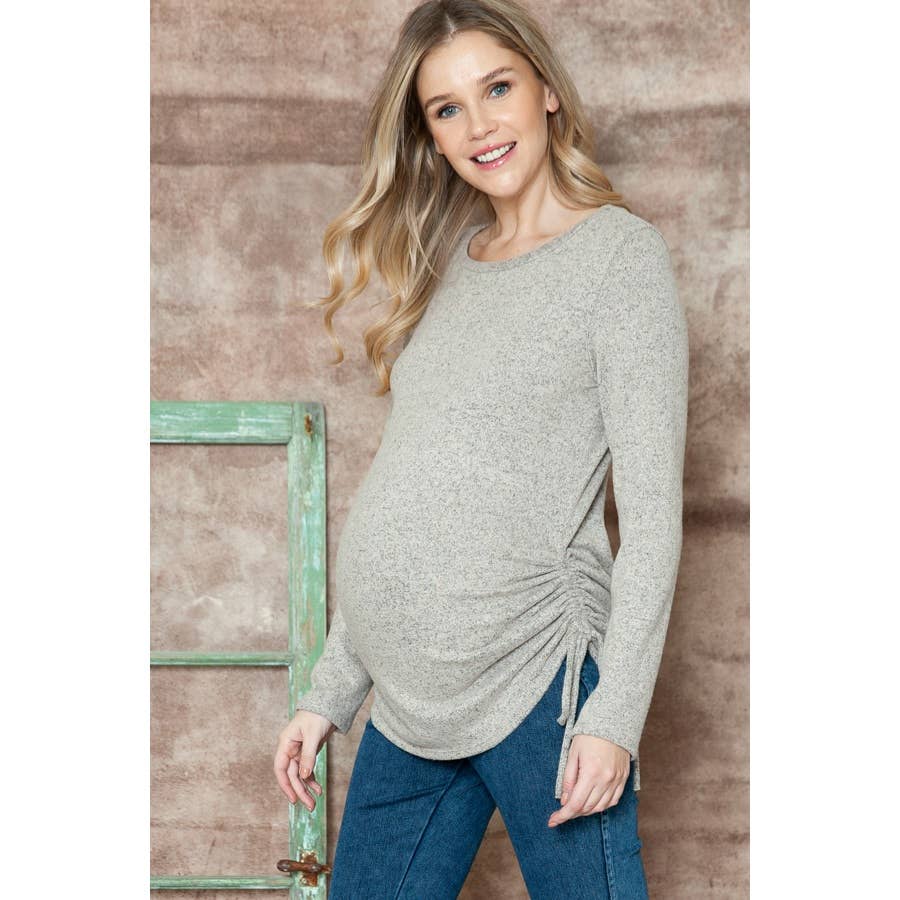 Maternity Basic Long Sleeve Top