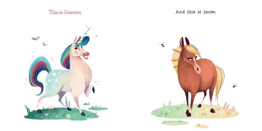 Unicorn and Horse are Friends