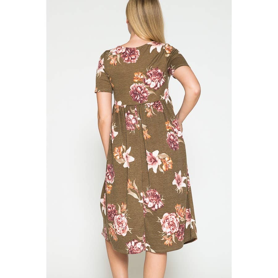 Maternity Spring Floral Dress