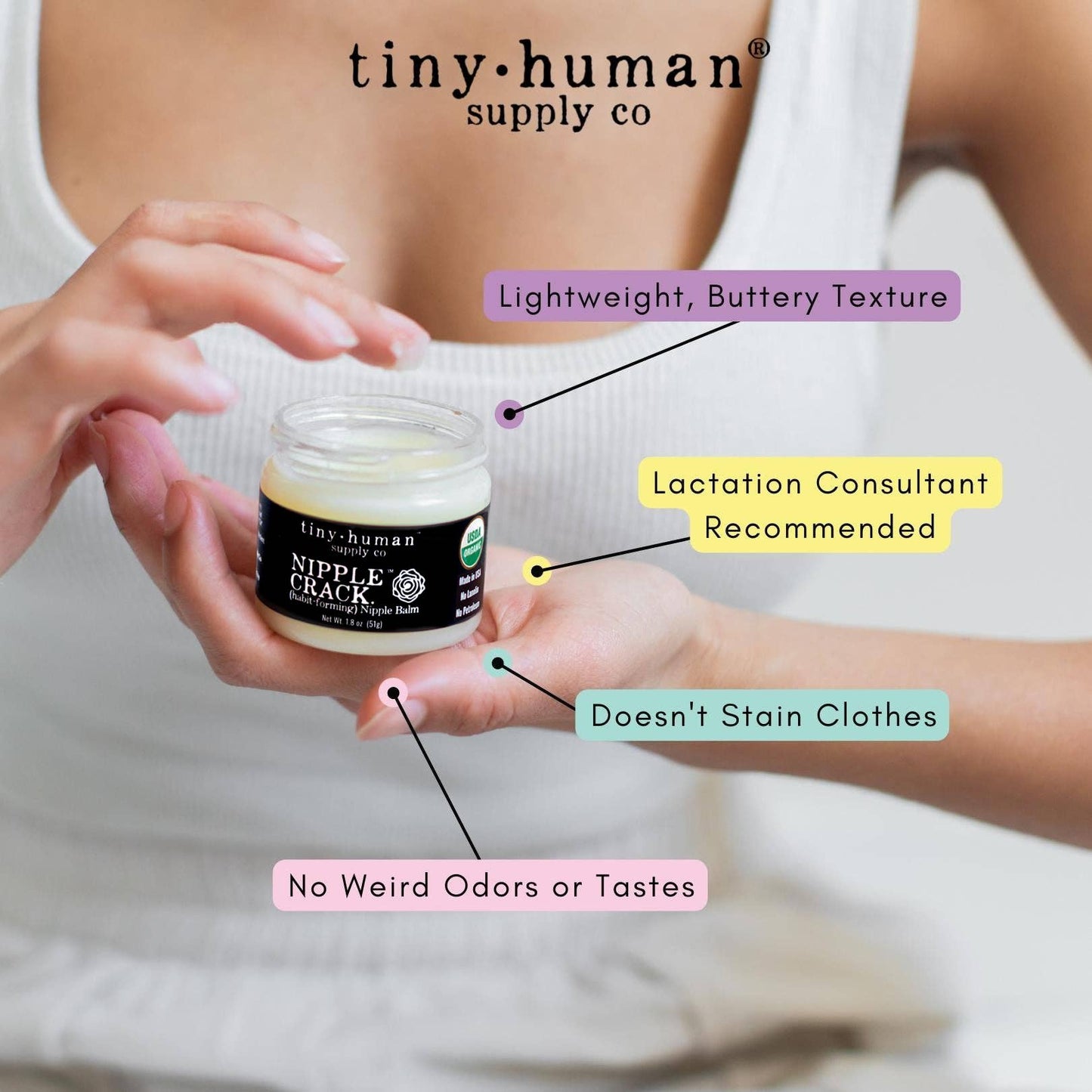 Nipple Crack™ Organic Nipple Balm 1.8oz