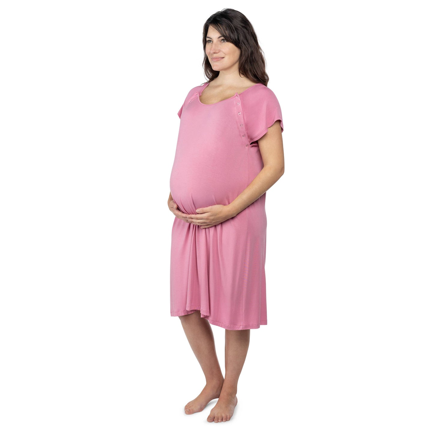 Rose Mommy Labor and Delivery/ Nursing Gown