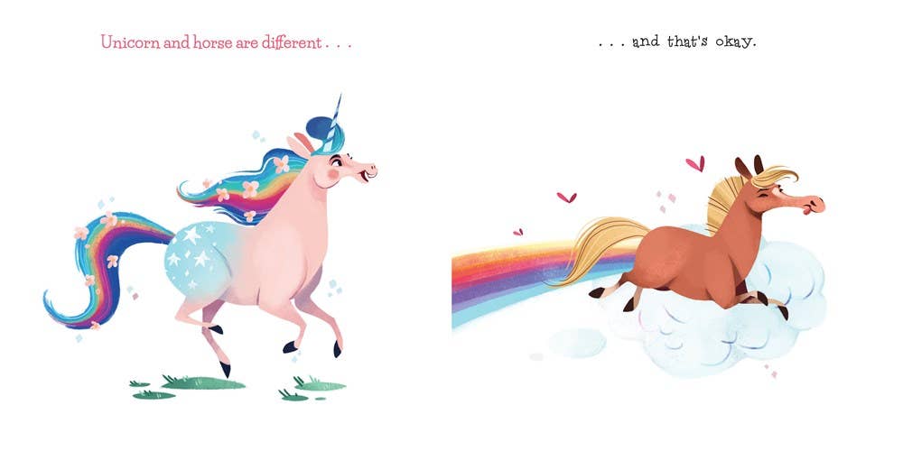 Unicorn and Horse are Friends