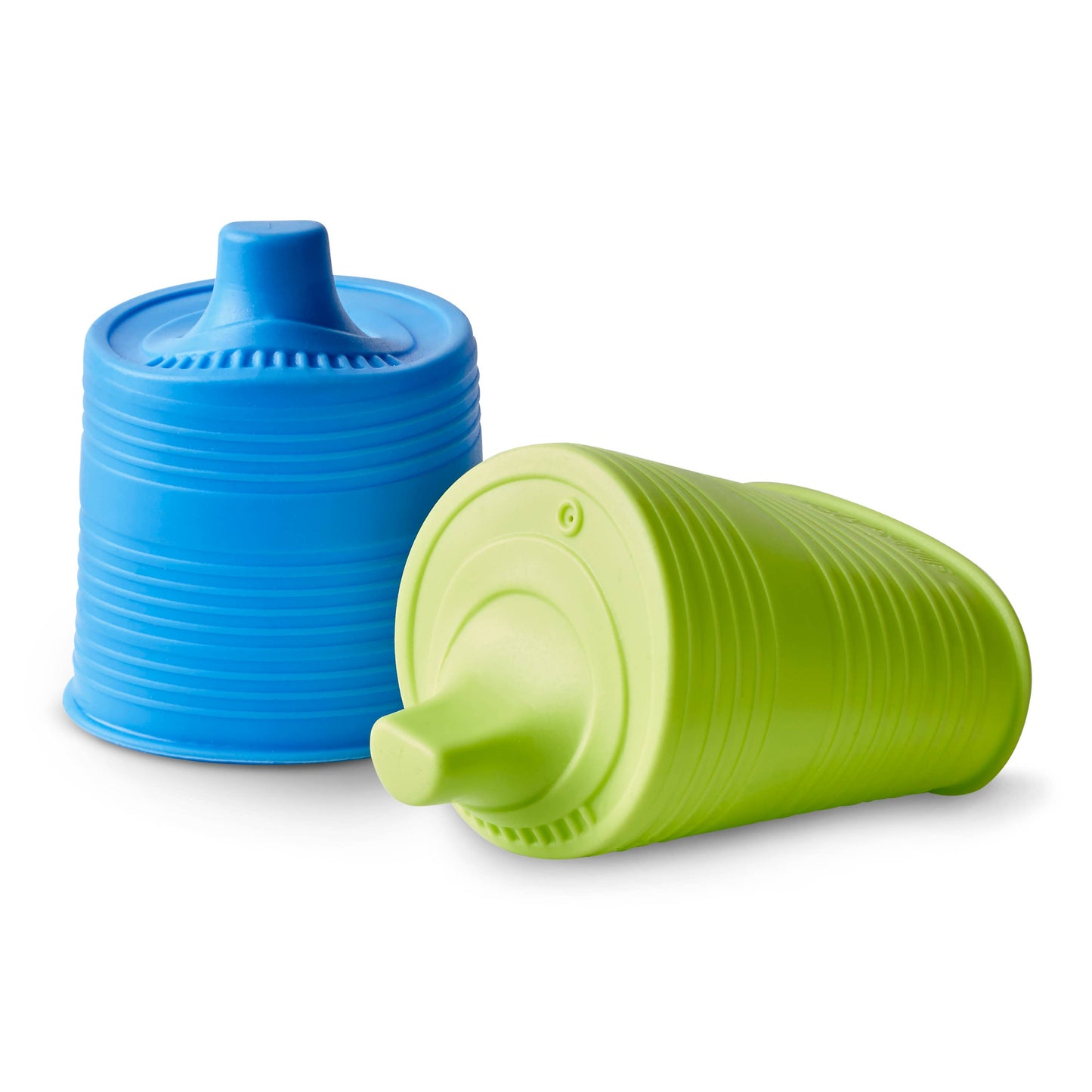 Stretchy Silicone Lids with Sippy Spout 2pk